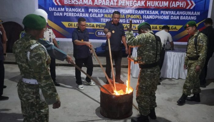 Lapas Sibolga Gelar Razia Gabungan Bersama APH, 31 Kamar Hunian Diperiksa