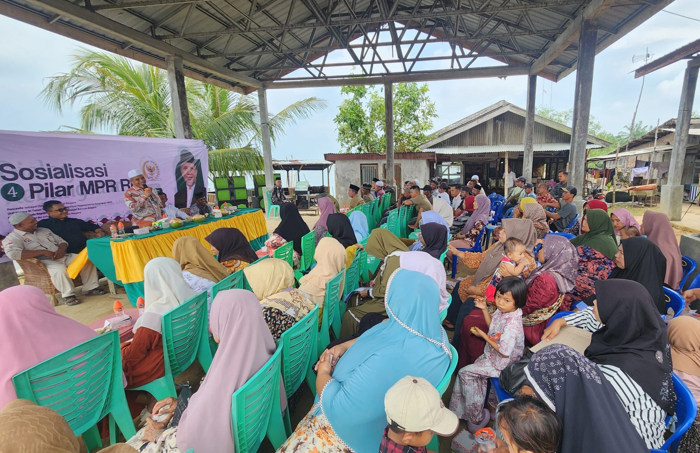 Sosialisasi Empat Pilar di Pesisir Langkat, M. Nuh Soroti Hukum Laut Melaka dan Kebudayaan Maritim