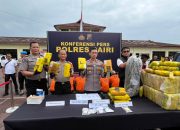 Perangi Narkoba, Polres Dairi Ungkap 33 Kasus dan Sita 70 Kg Ganja