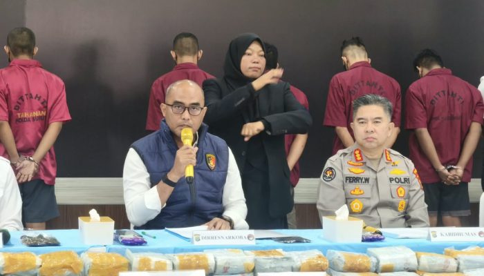 Polda Sumut Ungkap Tiga Kasus Narkoba, Sita 244 Kg Sabu