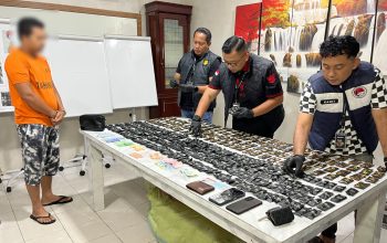 Kejar – Kejaran Sejauh 5 Kilometer, Polisi Sergap Komplotan Kurir Narkoba 450 Pcs Pod Getar Asal Malaysia di Jalan Setia Budi Medan