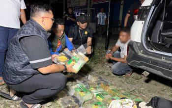 Kejar – Kejaran Hingga Petugas Tabrak Mobil Pelaku, Satres Narkoba Polrestabes Medan Gagalkan Pengiriman 24 Kilogram Sabu ke Palembang