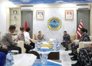 Kapolda Sumut Sambangi Kodaeral I Belawan, Kolaborasi Jaga Kondusifitas Wilayah