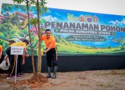 Green Policing, Kapolda Sumut Pimpin Penanaman Pohon di Mapolda