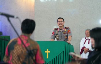 Minggu Kasih di Gereja HKBP Sudirman, Kapolda Sumut Ajak Masyarakat Perangi Narkoba dan Jaga Kamtibmas