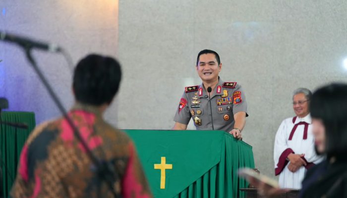Minggu Kasih di Gereja HKBP Sudirman, Kapolda Sumut Ajak Masyarakat Perangi Narkoba dan Jaga Kamtibmas