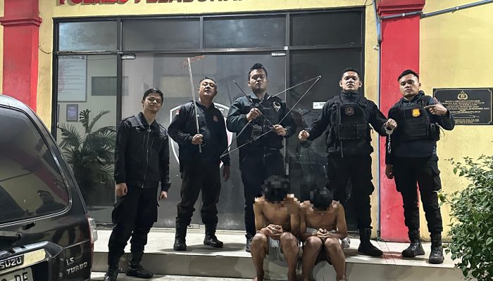 Respons Cepat Laporan Warga, Timsus Macan Polres Belawan Amankan Dua Terduga Pelaku Tawuran