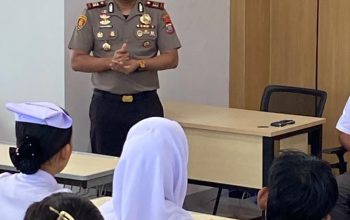 Kapolsek Sunggal Gencarkan Polisi Peduli Pendidikan, Mahasiswa/i Satya Terre Bhineka Diingatkan Jangan Menyebar Hoax
