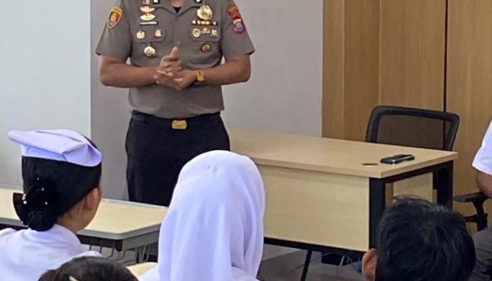 Kapolsek Sunggal Gencarkan Polisi Peduli Pendidikan, Mahasiswa/i Satya Terre Bhineka Diingatkan Jangan Menyebar Hoax