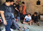 Gerebek Rantau Panjang, Satresnarkoba Polresta Deli Serdang Bekuk 6 Orang Pengguna Narkoba