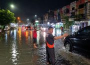 Laksanakan Instruksi Bupati, BPBD Sigap Tangani Banjir Sejumlah Titik di Labuhanbatu