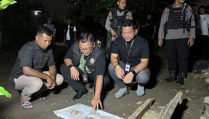 Tim Gabungan Polrestabes Medan dan Kadus Selambo Cek Kembali Barak Narkoba, Temukan Jejak Narkoba Hingga Praktek Perjudian