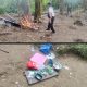 Polsek Medan Kota Bakar Barak Narkoba di Jalan Brigjen Katamso, Gang Nasional